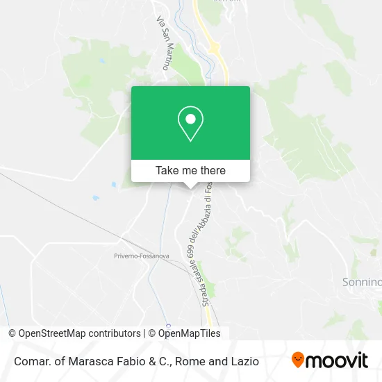 Comar. of Marasca Fabio & C. map