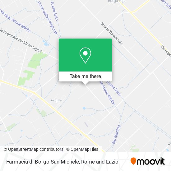 Farmacia di Borgo San Michele map