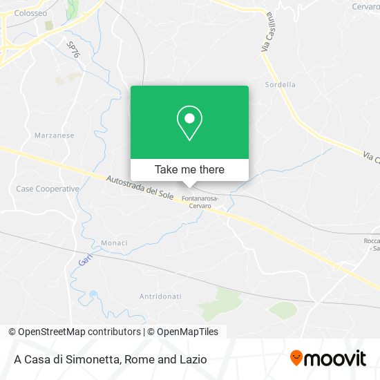 A Casa di Simonetta map