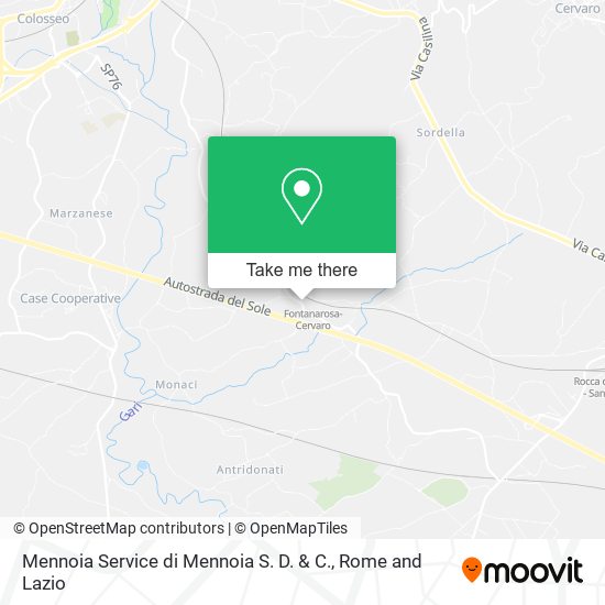 Mennoia Service di Mennoia S. D. & C. map