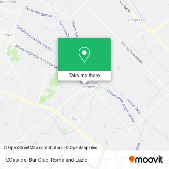 L'Oasi del Bar Club map