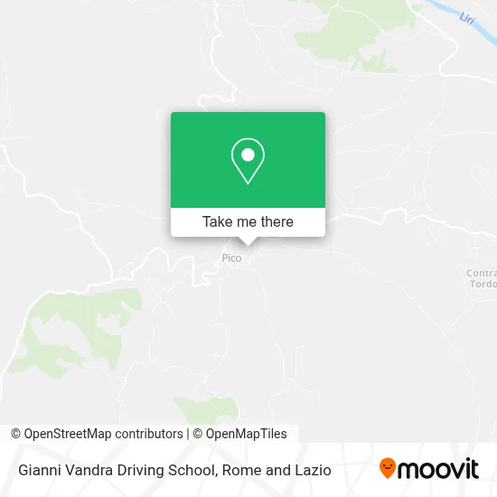 Gianni Vandra Driving School map