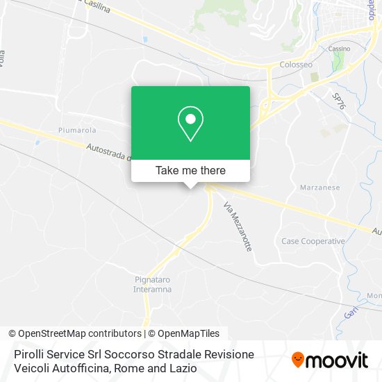 Pirolli Service Srl Soccorso Stradale Revisione Veicoli Autofficina map