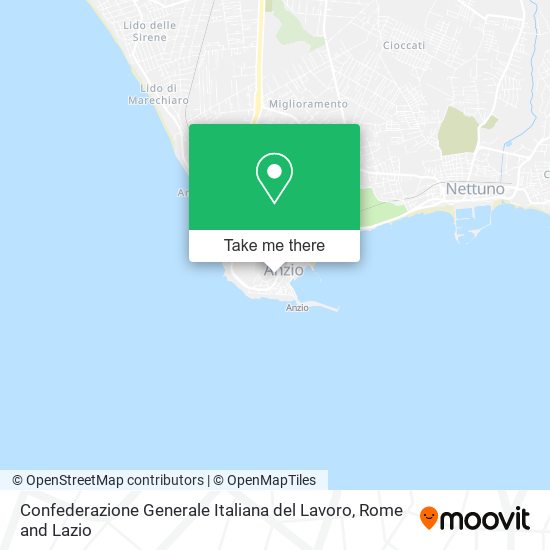 Confederazione Generale Italiana del Lavoro map