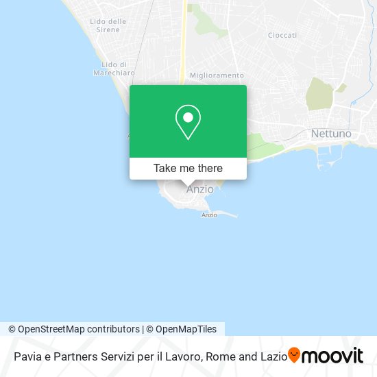 Pavia e Partners Servizi per il Lavoro map