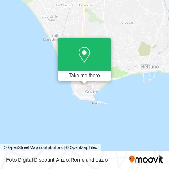 Foto Digital Discount Anzio map
