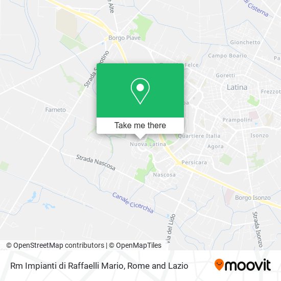 Rm Impianti di Raffaelli Mario map