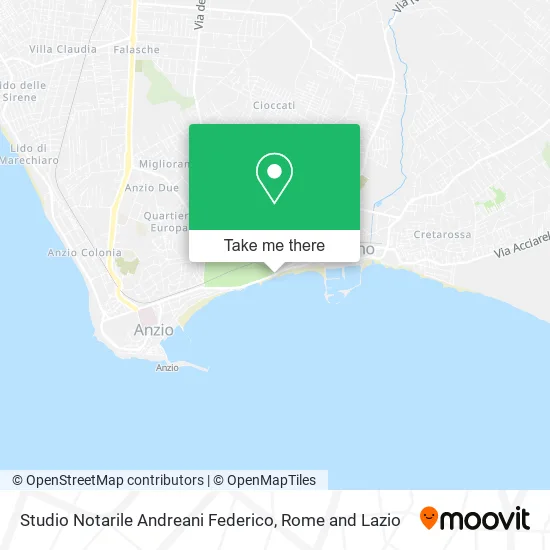 Notary Office Andreani Federico map