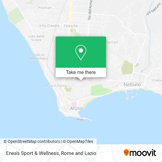 Enea's Sport & Wellness map