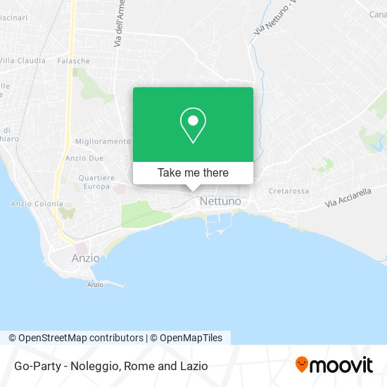 Go-Party - Noleggio map