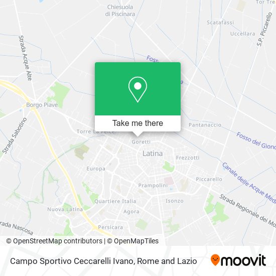 Campo Sportivo Ceccarelli Ivano map