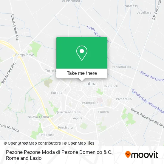 Pezone Pezone Fashion map