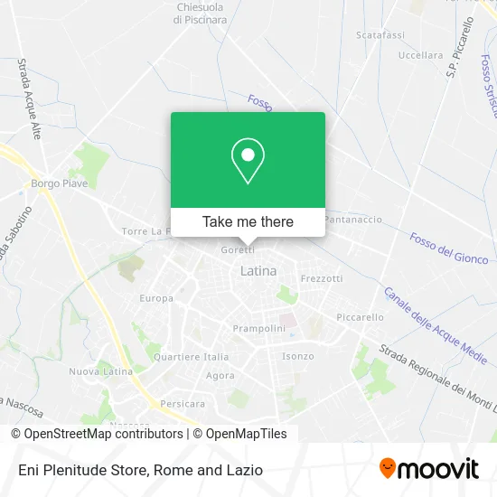 Eni Plenitude Store map