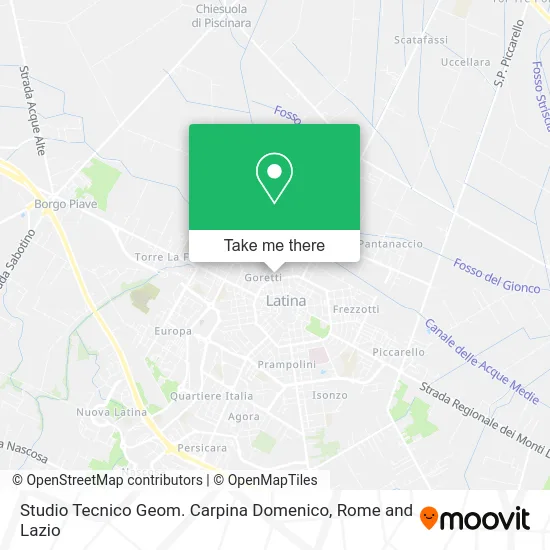 Technical Studio Geom. Carpina Domenico map