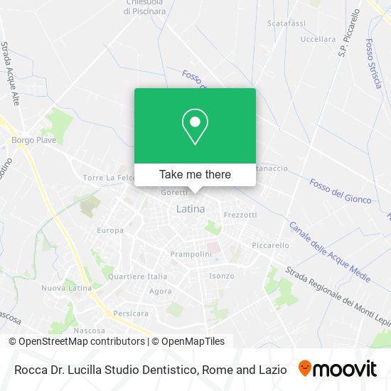 Rocca Dr. Lucilla Studio Dentistico map