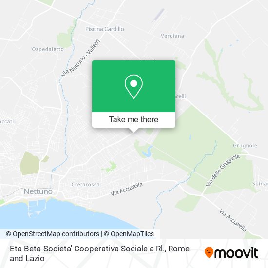 Eta Beta-Societa' Cooperativa Sociale a Rl. map