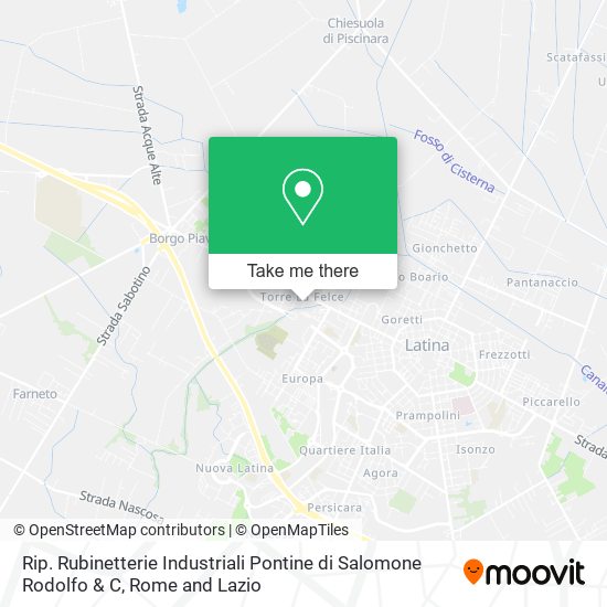 Rip. Rubinetterie Industriali Pontine di Salomone Rodolfo & C map