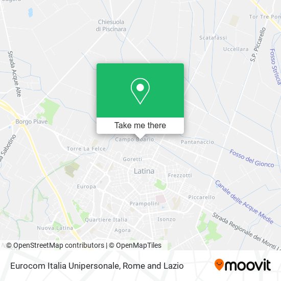 Eurocom Italia Unipersonale map