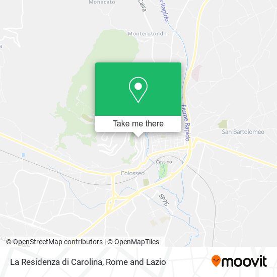 La Residenza di Carolina map