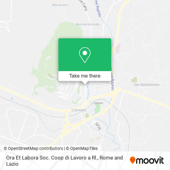 Ora Et Labora Soc. Coop di Lavoro a Rl. map