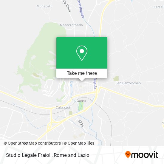 Studio Legale Fraioli map
