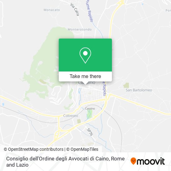 Consiglio dell'Ordine degli Avvocati di Caino map