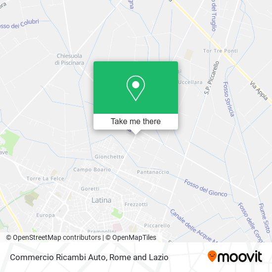 Commercio Ricambi Auto map