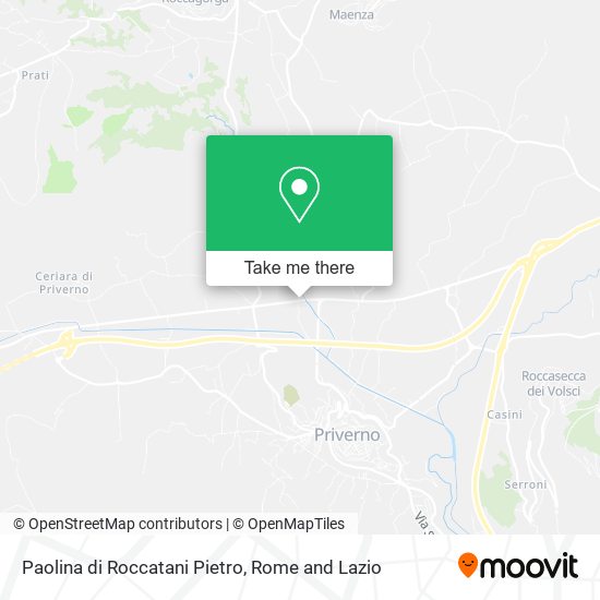 Paolina di Roccatani Pietro map