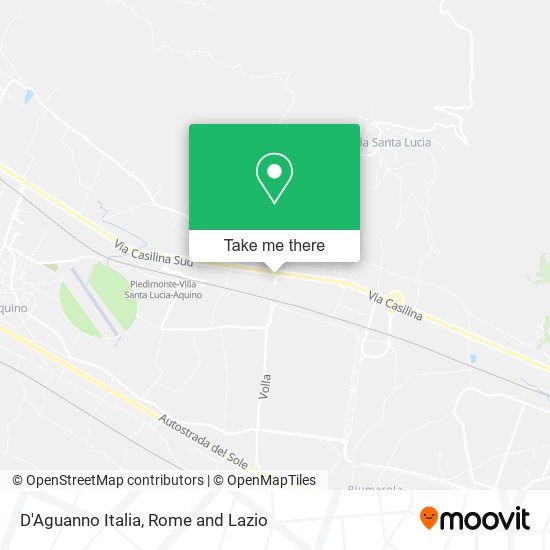 D'Aguanno Italia map