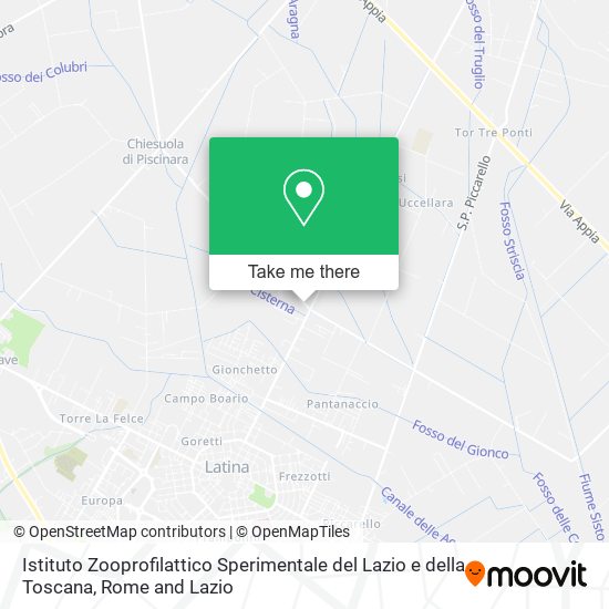 Istituto Zooprofilattico Sperimentale del Lazio e della Toscana map