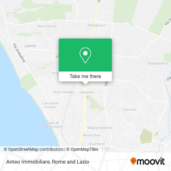 Anteo Immobiliare map