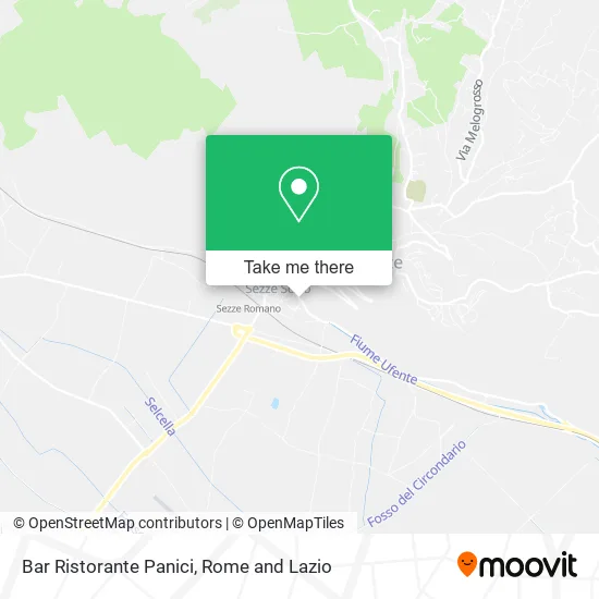 Panici Restaurant map