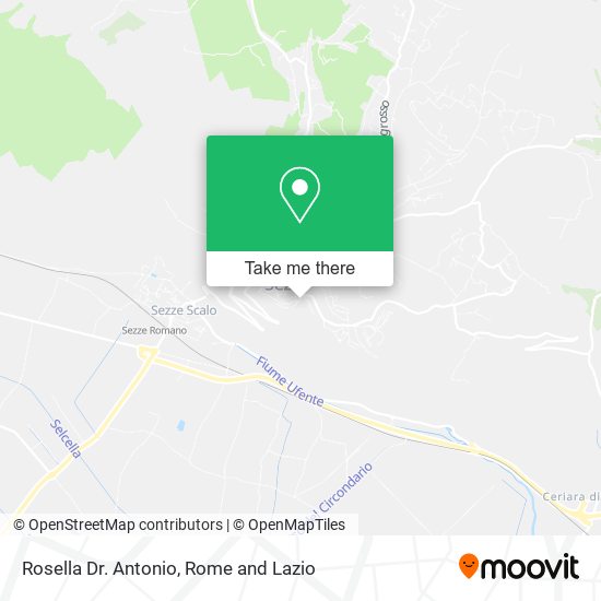 Rosella Dr. Antonio map