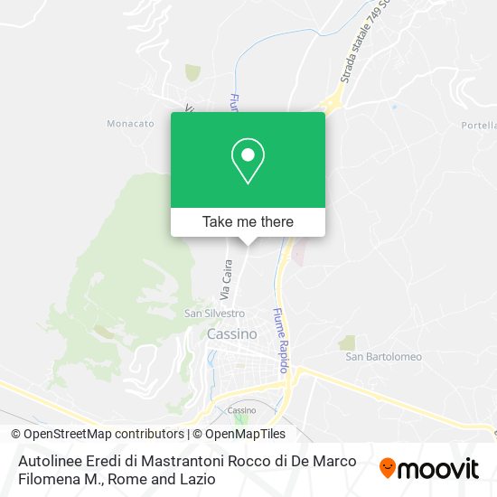 Autolinee Eredi di Mastrantoni Rocco di De Marco Filomena M. map