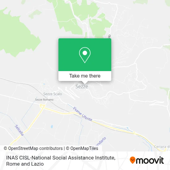INAS CISL-National Social Assistance Institute map