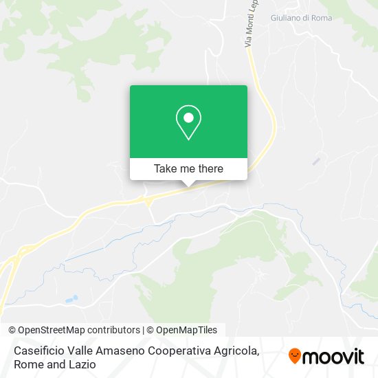 Caseificio Valle Amaseno Cooperativa Agricola map