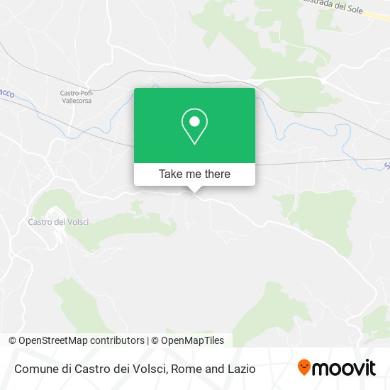Comune di Castro dei Volsci map