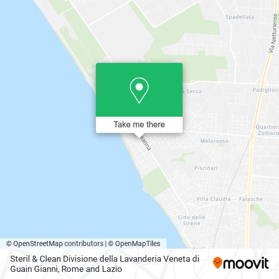 Steril & Clean Divisione della Lavanderia Veneta di Guain Gianni map