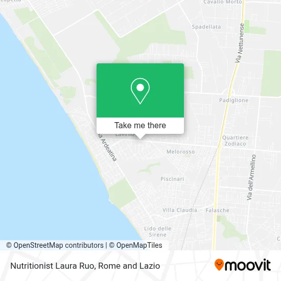 Nutritionist Laura Ruo map