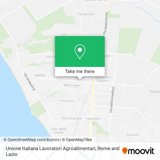 Unione Italiana Lavoratori Agroalimentari map