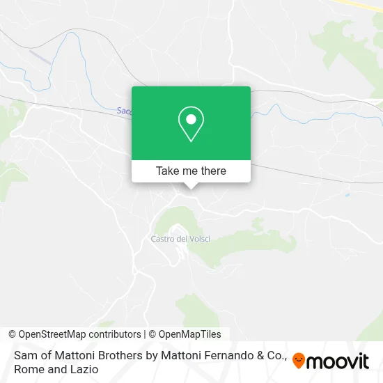 Sam of Mattoni Brothers by Mattoni Fernando & Co. map