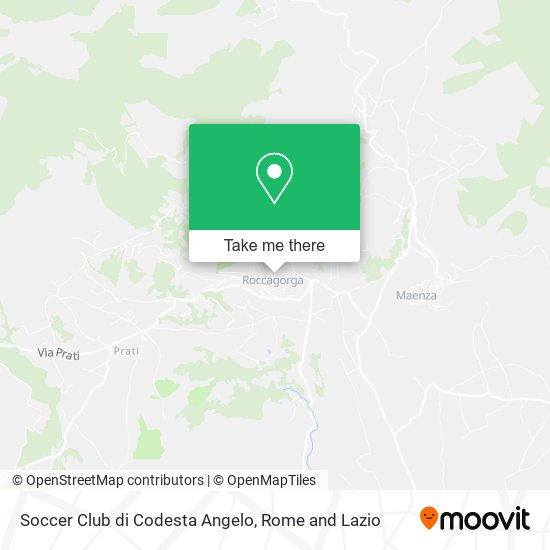 Soccer Club di Codesta Angelo map