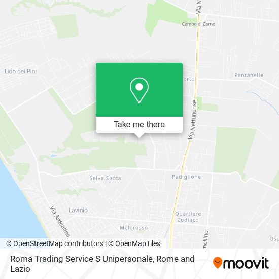 Roma Trading Service S Unipersonale map