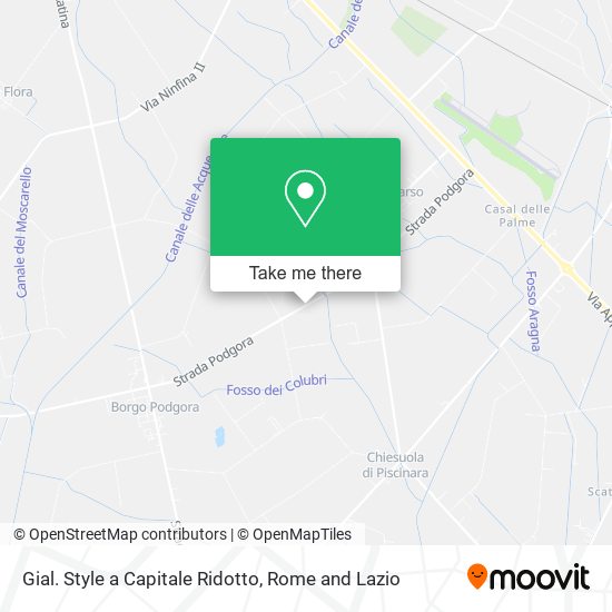 Gial. Style a Capitale Ridotto map