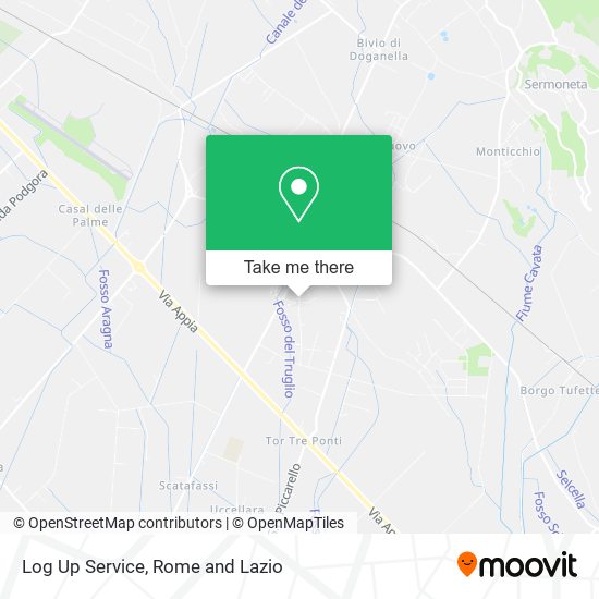 Log Up Service map