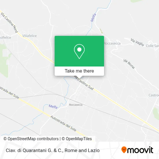 Ciav. di Quarantani G. & C. map