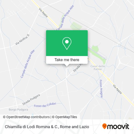 Chiamilla di Lodi Romina & C. map