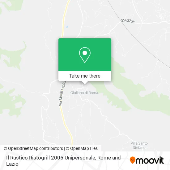 Il Rustico Ristogrill 2005 Unipersonale map
