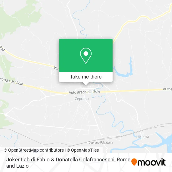 Joker Lab by Fabio & Donatella Colafranceschi map