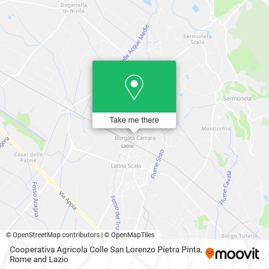 Cooperativa Agricola Colle San Lorenzo Pietra Pinta map